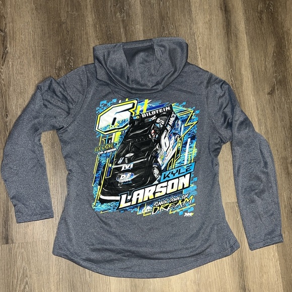 NASCAR Kyle Larson “Runnin’ Down The Dream” Women’s Fit Hoodie Sweatshirt - Picture 4 of 12